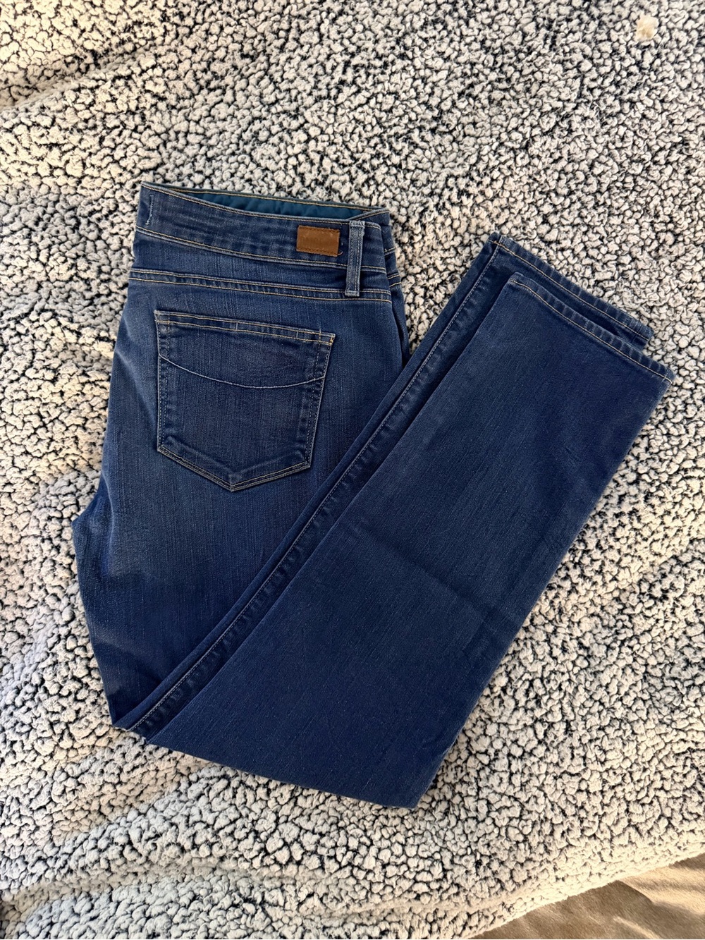 PAIGE Jimmy Jimmy Dark Blue sz 31 Denim Jeans
